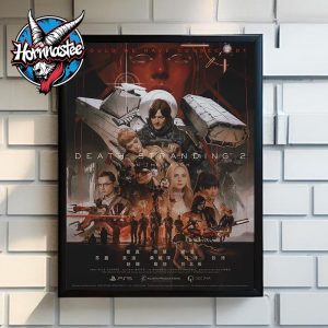 Death Stranding 2 On the Beach Should We Have Connected Poster Canvas Decor Death Stranding 2 On the Beach Should We Have Connected Poster Canvas Decor