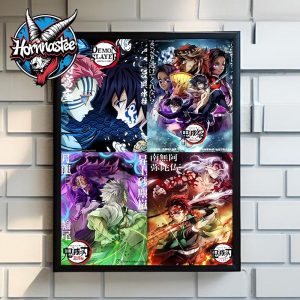 Demon Slayer Kimetsu no Yaiba Infinity Castle Final Fights Poster Home Decor Canvas
