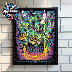 Dirty Heads Halloween Poster Show At Ocean Casino Resort On October 31 2025 Atlantic City NJ Poster Canvas Decor