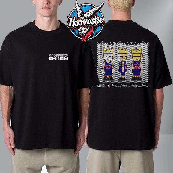 Eminem x Ghost Write x NBA Game Face Unisex T Shirt Two Sided