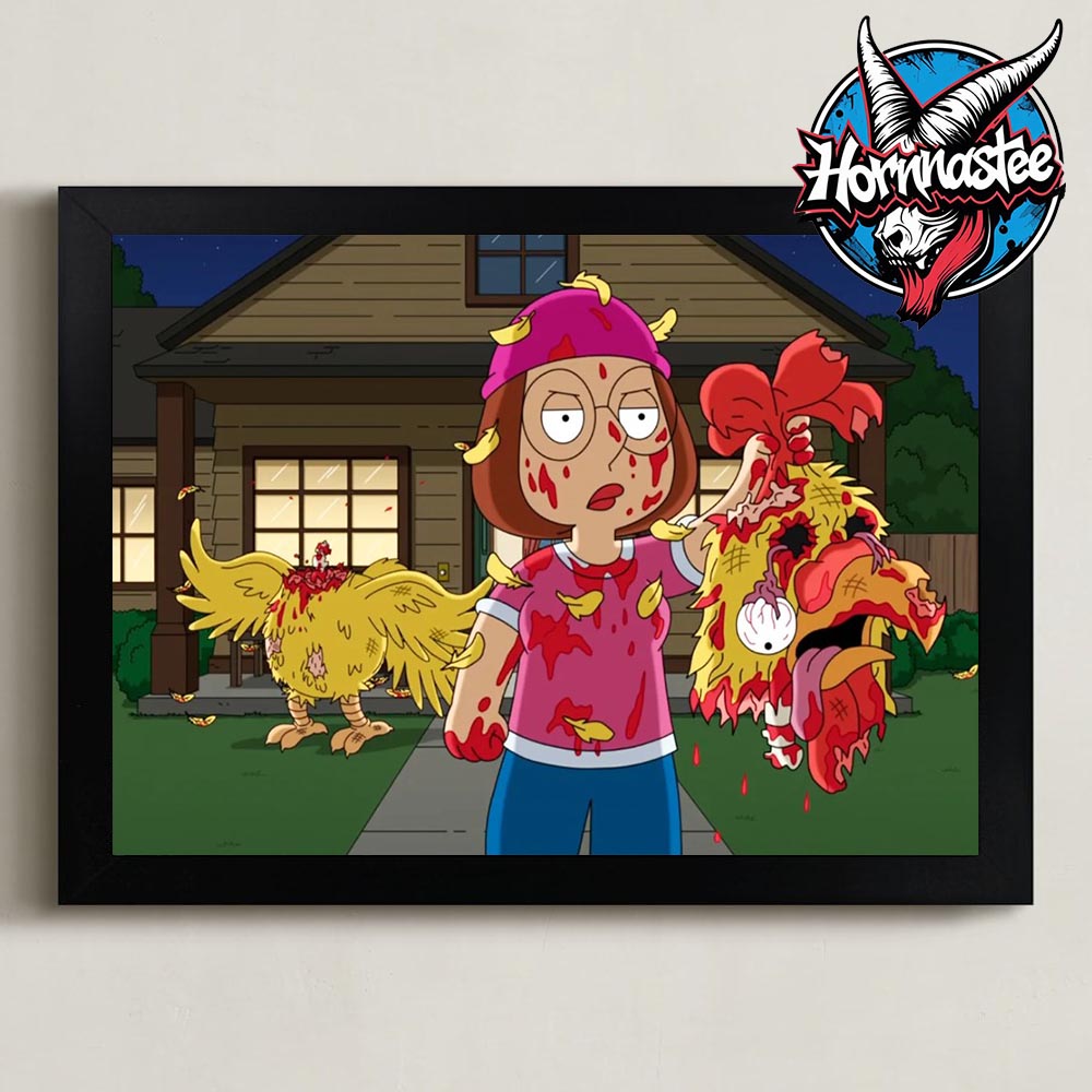 Ernie The Giant Chicken Family Guy 1999 2025 Meg Killed Him Poster Horizontal Ernie The Giant Chicken Family Guy 1999 2025 Meg Killed Him Poster Horizontal