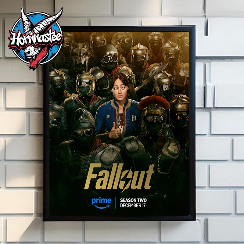 Fallout Season 2 Official Poster On December 17 2025 Poster Canvas Decor Fallout Season 2 Official Poster On December 17 2025 Poster Canvas Decor
