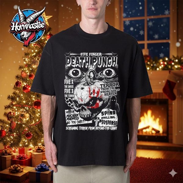 Five Finger Death Punch x The Terror Limited Halloween Merchandise Unisex T Shirt