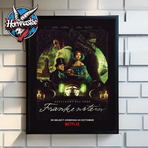 Frankenstein 2025 New Poster A Film By Guillermo Del Toro Poster Home Decor Canvas