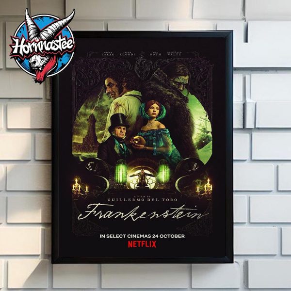 Frankenstein 2025 New Poster A Film By Guillermo Del Toro Poster Home Decor Canvas