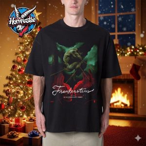 Frankenstein A Film By Guillermo Del Toro Brilliant Poster By Audrey Estok Unisex T Shirt Frankenstein A Film By Guillermo Del Toro Brilliant Poster By Audrey Estok Unisex T Shirt