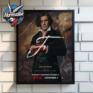Frankenstein Oscar Isaac A Film By Guillermo del Toro On Netflix November 7 2025 Poster Home Decor Canvas