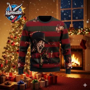 Freddy Krueger Ugly Christmas Sweater Amazing Gift Funny Ugly Sweater Freddy Krueger Ugly Christmas Sweater Amazing Gift Funny Ugly Sweater