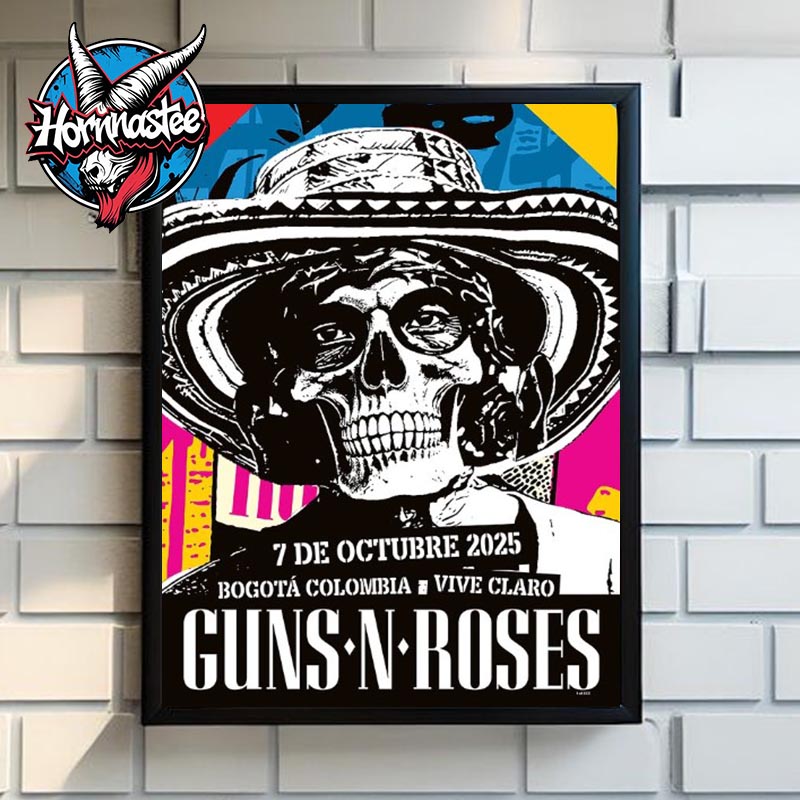 Guns N Roses Bogota Colombia Show On October 7 2025 At Vive Claro Distrito Cultural Poster Home Decor Canvas Guns N Roses Bogota Colombia Show On October 7 2025 At Vive Claro Distrito Cultural Poster Home Decor Canvas