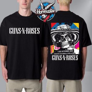 Guns N Roses Bogota Colombia Show On October 7 2025 At Vive Claro Distrito Cultural Unisex T Shirt Two Sided