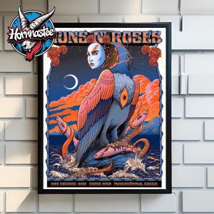 Guns N Roses Brazil Venue Show At Arena Opus On October 21 2025 In Florianopolis Brazil Poster Canvas Decor