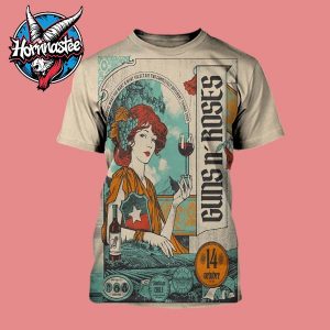 Guns N Roses Santiago Chile Show On October 14 2025 At Parque Estadio Nacional All Over Print Shirt