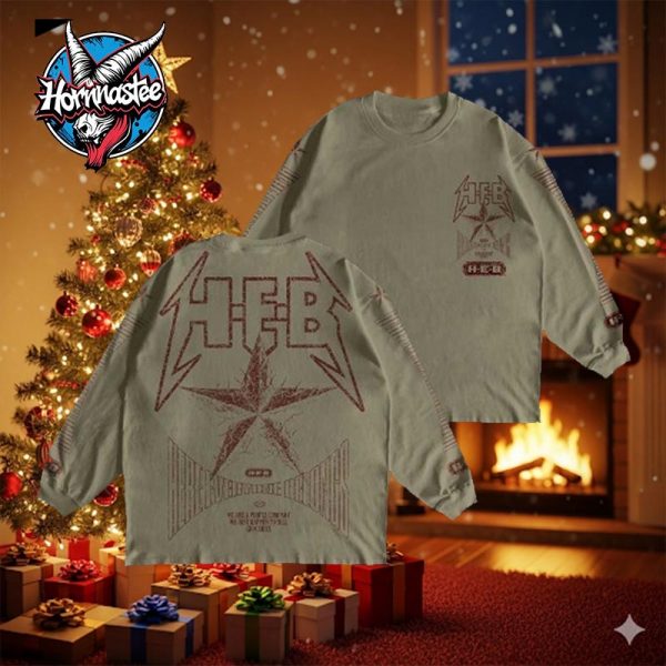 HEB x Connor Dwyer 2025 Metal Tee Austin Texas Musicians Star Health Alliance All Over Print Unisex Sweater