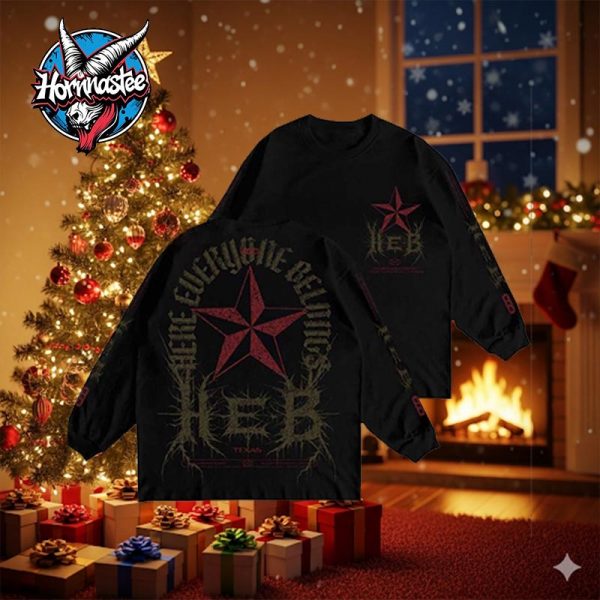 HEB x Connor Dwyer 2025 Metal Tee For Austin Texas Musicians Star Health Alliance All Over Print Unisex Sweater