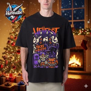 Hell Fest 2025 Halloween Tee Tricks Of Riffs Unisex T Shirt