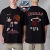 Hyperfly x NBA x My Hero Academia Endeavor Golden State Warriors Unisex T Shirt Two Sided