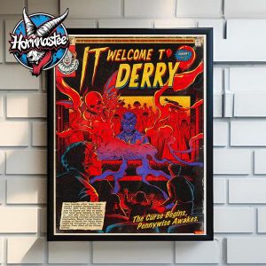 IT Welcome To Derry 2025 The Curse Begins Pennywise Awakes Art By Swangzhel Poster Canvas Decor IT Welcome To Derry 2025 The Curse Begins Pennywise Awakes Art By Swangzhel Poster Canvas Decor