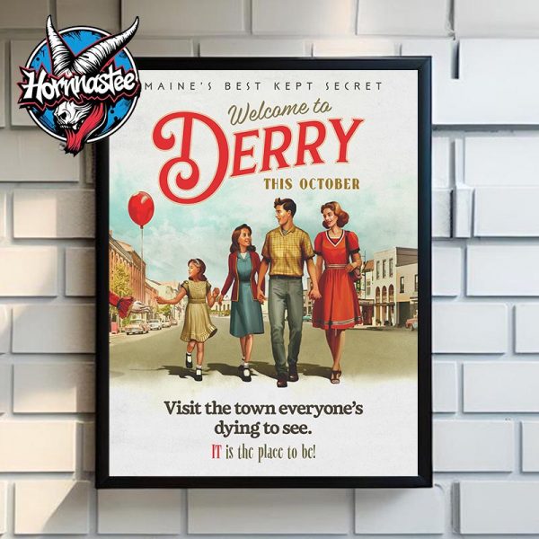 IT Welcome To Derry Maine’s Best Kept Secret On This October 26 2025 Poster Home Decor Canvas