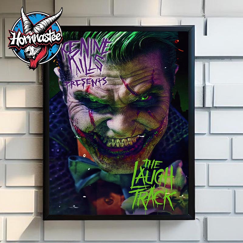 Ice Nine Kills The Laugh Track New Single On October 9 2025 Poster Home Decor Canvas Ice Nine Kills The Laugh Track New Single On October 9 2025 Poster Home Decor Canvas