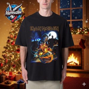 Iron Maiden Halloween Merch Eddie Pumpkin Slasher Unisex T Shirt
