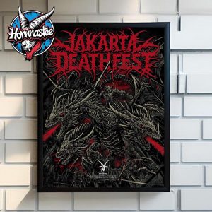 Jakarta Death Fest 2025 On November 23 2025 Poster Home Decor Canvas