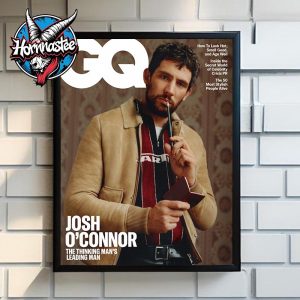Josh O’Connor Covers The Latest Issue Of British GQ Poster Home Decor Canvas