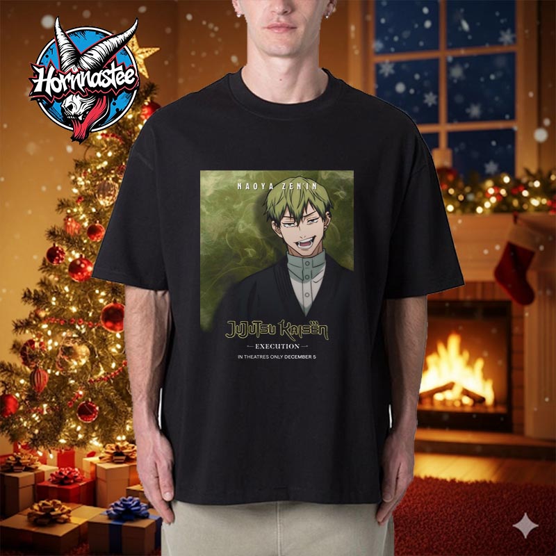 Jujutsu Kaisen Execution Shibuya Incident x The Culling Game Begins Naoya Zenin Unisex T Shirt Jujutsu Kaisen Execution Shibuya Incident x The Culling Game Begins Naoya Zenin Unisex T Shirt