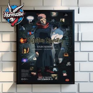 Jujutsu Kaisen Execution Shibuya Incident x The Culling Game Begins Poster Canvas Decor Jujutsu Kaisen Execution Shibuya Incident x The Culling Game Begins Poster Canvas Decor