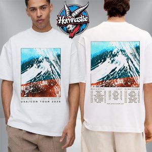 Last Dinosaurs Wellness USA n Canada Tour 2026 Schedule Cities Tour Dates Unisex T Shirt Two Sided