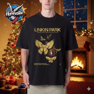 Linkin Park Brasilia Brazil Poster From Zero World Tour At Estadio Mane Garrincha On November 11 2025 Unisex T Shirt