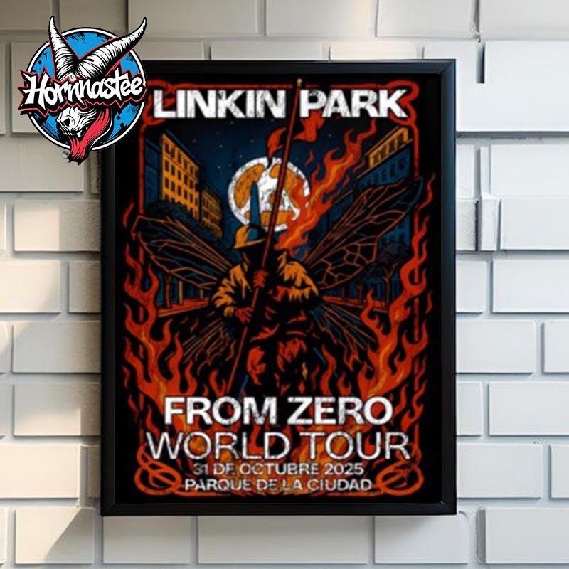Linkin Park Buenos Aires Event Poster On October 31 2025 At Parque De La Ciudad From Zero World Tour 2025 Poster Home Decor Canvas Linkin Park Buenos Aires Event Poster On October 31 2025 At Parque De La Ciudad From Zero World Tour 2025 Poster Home Decor Canvas