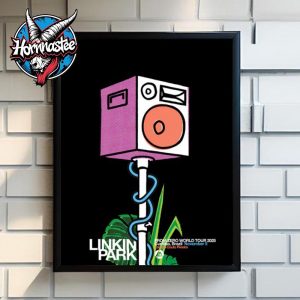 Linkin Park Curitiba Brazil Poster From Zero World Tour At Estadio Couto Pereira On November 5 2025 Poster Canvas Decor