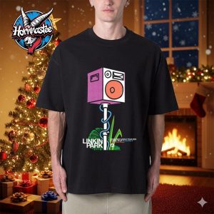 Linkin Park Curitiba Brazil Poster From Zero World Tour At Estadio Couto Pereira On November 5 2025 Unisex T Shirt