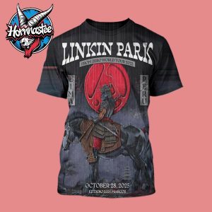 Linkin Park Lima Poster From Zero World Tour At Estadio San Marcos On October 28 2025 All Over Print Shirt