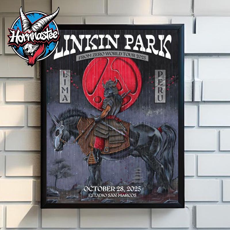 Linkin Park Lima Poster From Zero World Tour At Estadio San Marcos On October 28 2025 Poster Canvas Decor Linkin Park Lima Poster From Zero World Tour At Estadio San Marcos On October 28 2025 Poster Canvas Decor