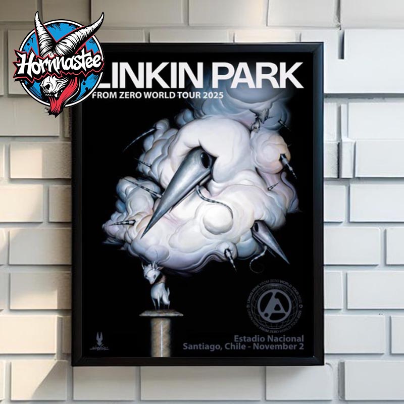 Linkin Park Santiago Chile Poster From Zero World Tour At Estadio Nacional On November 2 2025 Poster Canvas Decor Linkin Park Santiago Chile Poster From Zero World Tour At Estadio Nacional On November 2 2025 Poster Canvas Decor