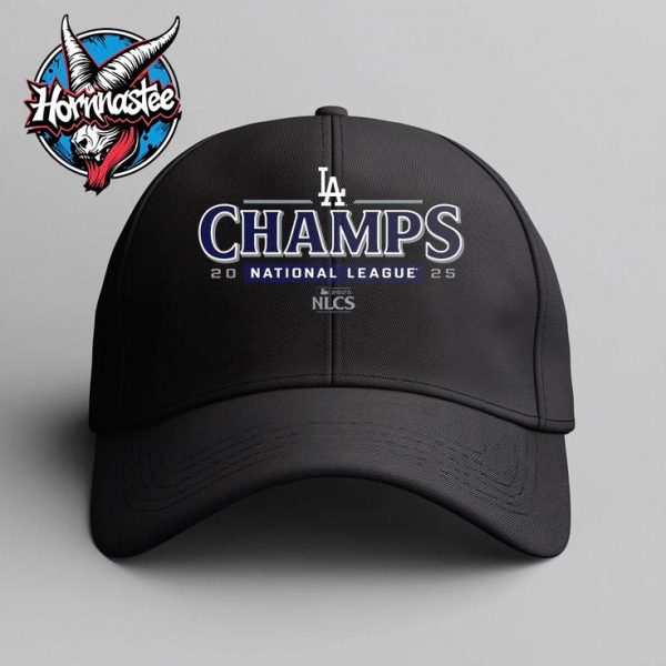 Los Angeles Dodgers 2025 National League Champions Bloop Single Roster Hat Cap