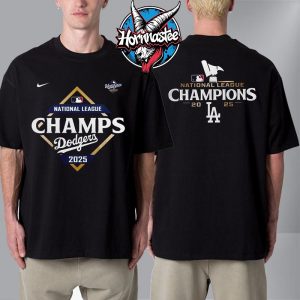 Los Angeles Dodgers 2025 National League Champions World Series 2025 Unisex T Shirt Two Sided