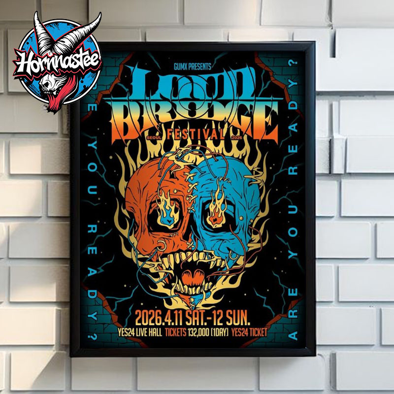 Loud Bridge Festival Seoul 2026 Event Poster At YES 24 Live Hall On April 11 12 2026 Poster Canvas Decor Loud Bridge Festival Seoul 2026 Event Poster At YES 24 Live Hall On April 11 12 2026 Poster Canvas Decor