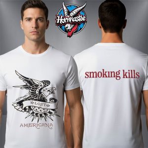 MGK x Ed Hardy Americana Lost Eagle Rhinestone Complexcon 2025 Collection Unisex T Shirt Two Sided MGK x Ed Hardy Americana Lost Eagle Rhinestone Complexcon 2025 Collection Unisex T Shirt Two Sided