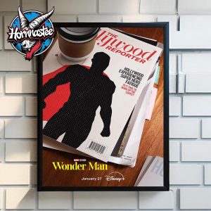 Marvel Television Wonder Man Official Poster Premieres January 27 2026 Poster Home Decor Canvas