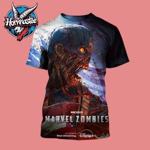 Marvel Zombies Marvel Animation Captain America All Over Print Shirt