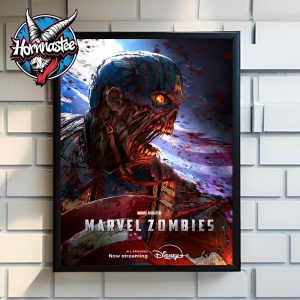 Marvel Zombies Marvel Animation Captain America Poster Home Decor Canvas