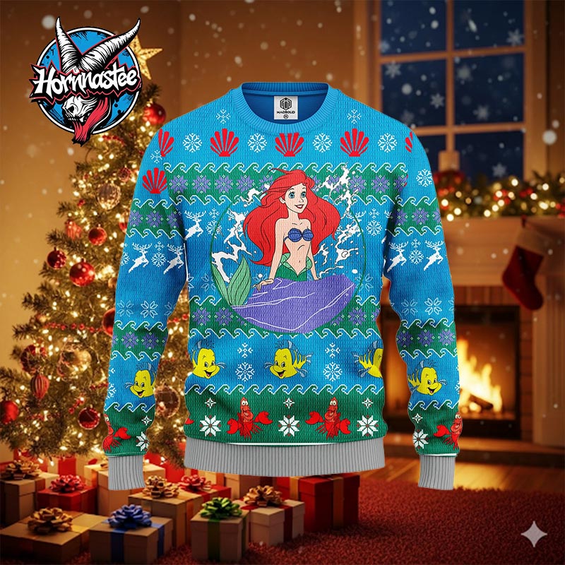 Mermaid Ugly Christmas Sweater Amazing Gift Funny Ugly Sweater Mermaid Ugly Christmas Sweater Amazing Gift Funny Ugly Sweater