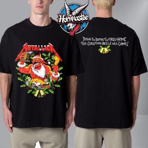 Metallica Holiday Bellz Demon Unisex T Shirt Two Sided Metallica Holiday Bellz Demon Unisex T Shirt Two Sided
