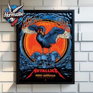 Metallica M72 Perth Exclusive Venue Poster At Optus Stadium On November 1 2025 Australia Art By Ben Brown Poster Canvas Decor Metallica M72 Perth Exclusive Venue Poster At Optus Stadium On November 1 2025 Australia Art By Ben Brown Poster Canvas Decor