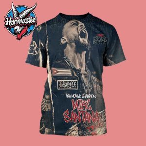 Mike Santana TNA World Champion TNA Bound For Glory All Over Print Shirt