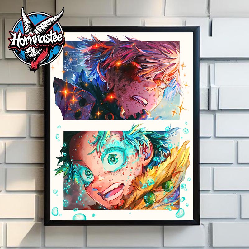 My Hero Academia Final Season Bakugo x Deku Art Poster Canvas Decor My Hero Academia Final Season Bakugo x Deku Art Poster Canvas Decor