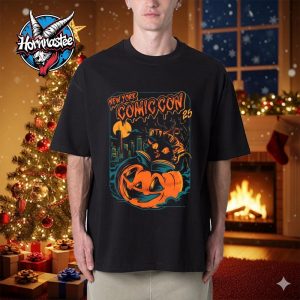 New York Comic Con NYCC 2025 Official Halloween Pumpkins Unisex T Shirt New York Comic Con NYCC 2025 Official Halloween Pumpkins Unisex T Shirt
