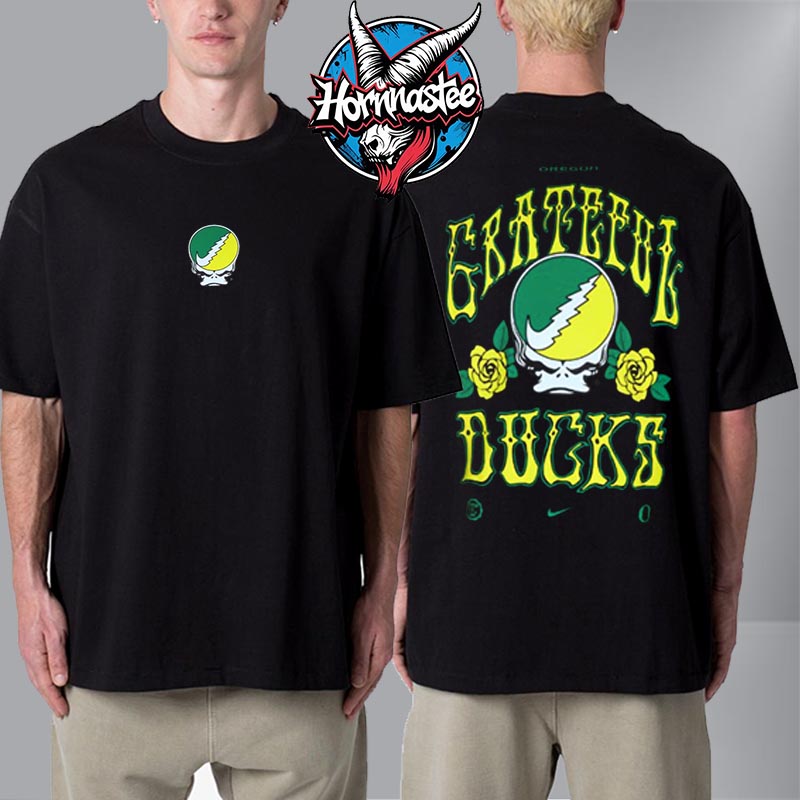Nike x Class Trip x Grateful Dead x Oregon Grateful Ducks Roses Unisex T Shirt Two Sided Nike x Class Trip x Grateful Dead x Oregon Grateful Ducks Roses Unisex T Shirt Two Sided
